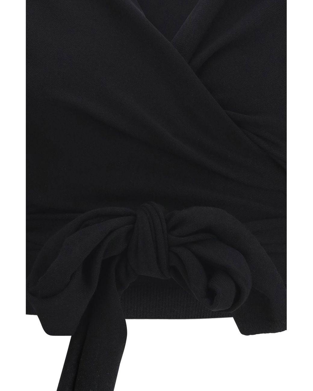 Alaïa Black Alaã¯A Wrap Top