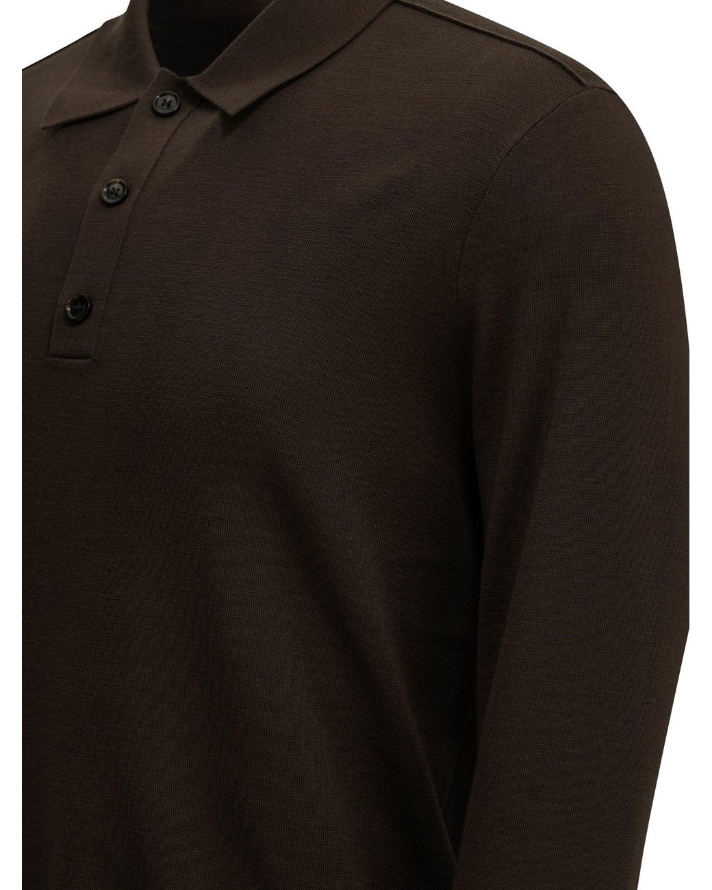 Burberry Brown Marcus Polo Sweater for men