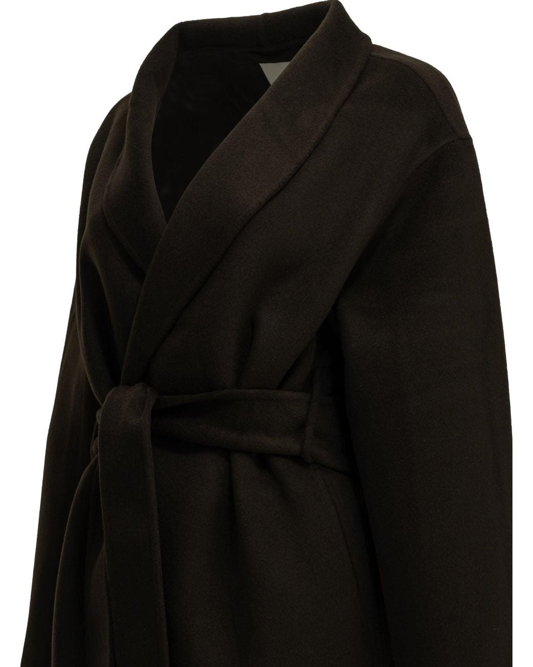 Almada Label Black "Mara" Long Coat