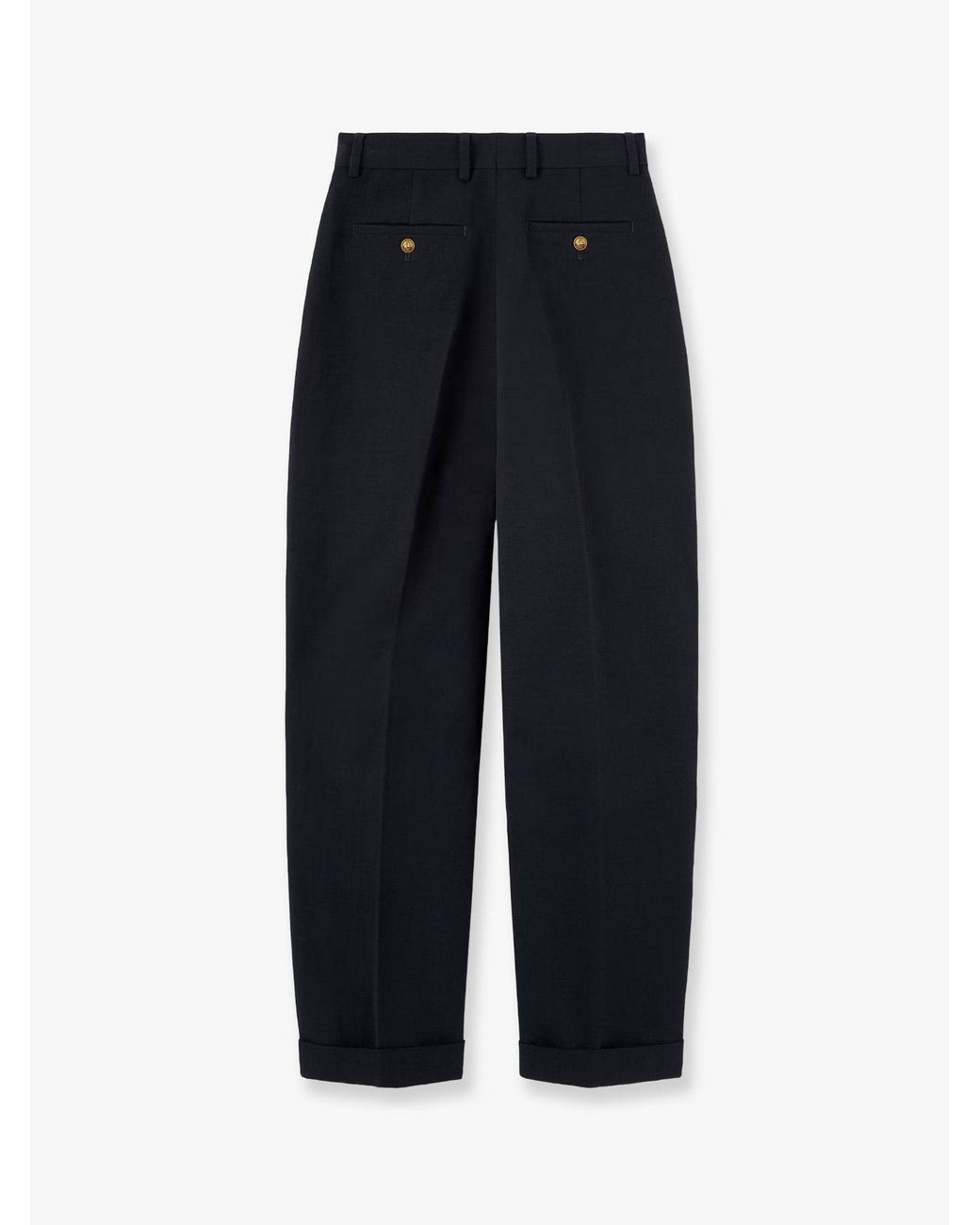 Loro Piana Blue Cale Linen And Cotton Trousers