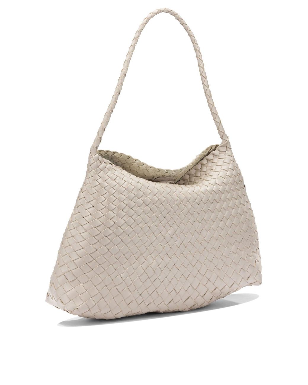 Dragon Diffusion Natural Santa Maria Shoulder Bags White