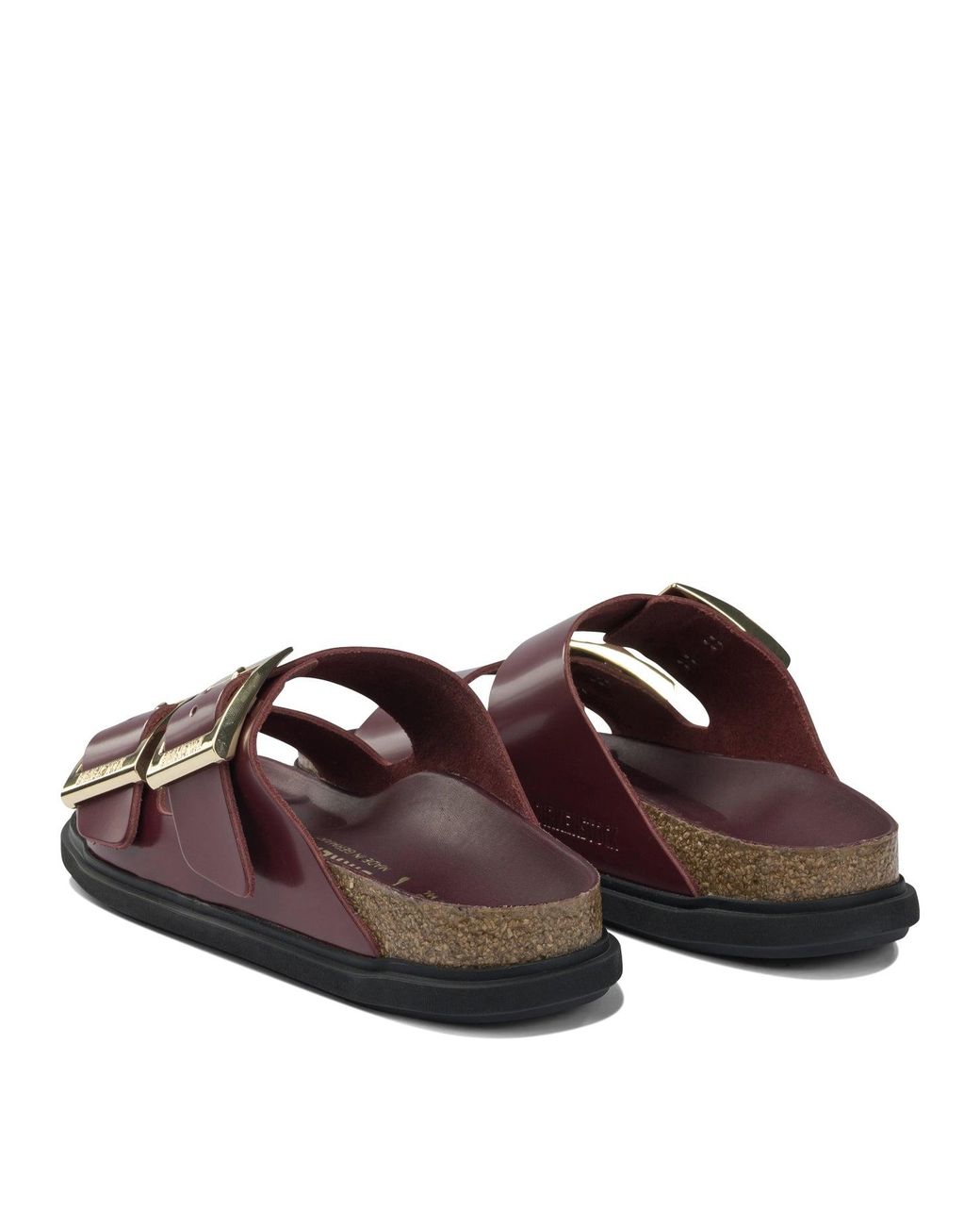 Birkenstock Brown "Arizona Droplet Buckle" Sandals