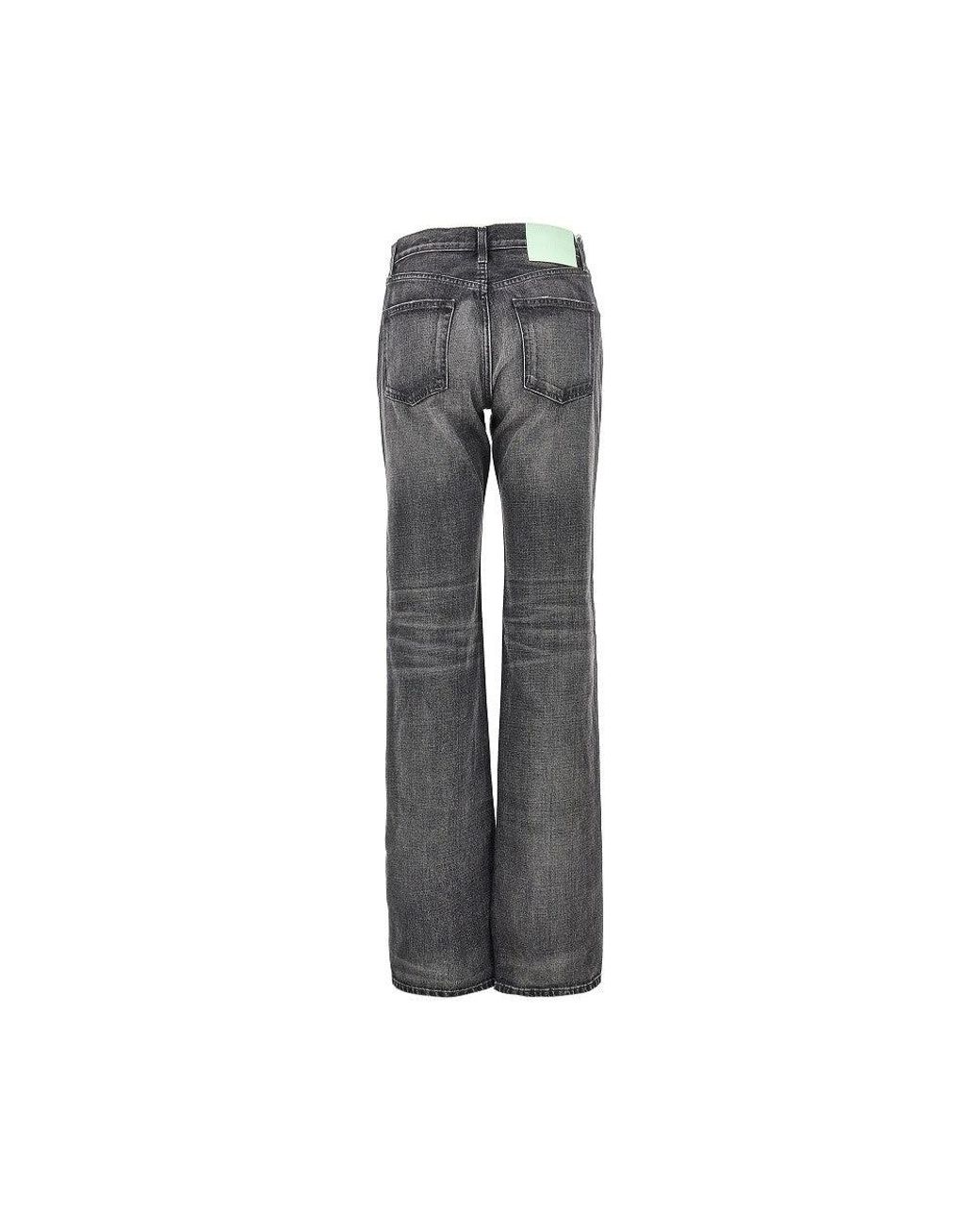 Haikure Gray 'Star' Straight-Leg Jeans