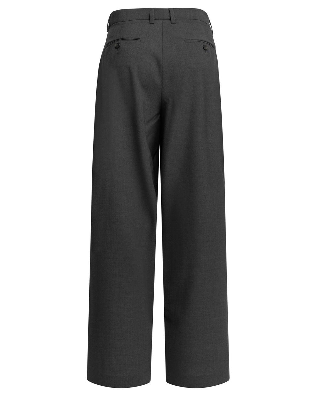 Max Mara Gray Tailored Wool Pants