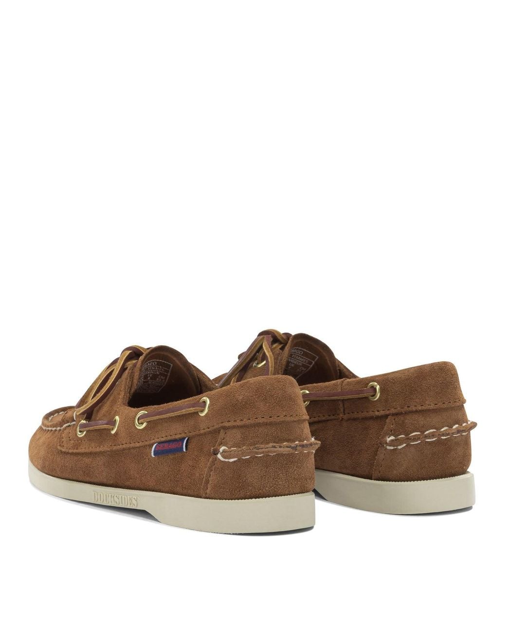 Sebago Brown "Portland Artisan Ox" Lace Up Loafers