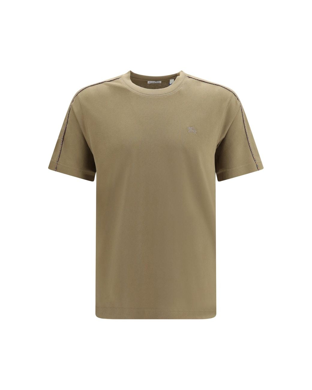 Burberry Green Cotton T-Shirt for men