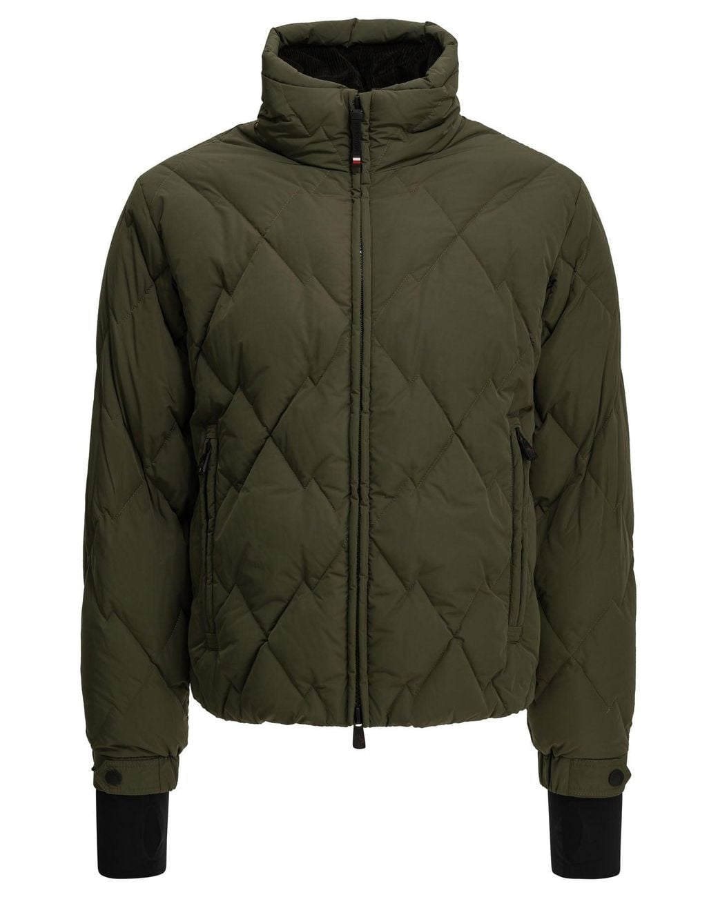 Moncler Green "Bramans" Short Down Jacket for men