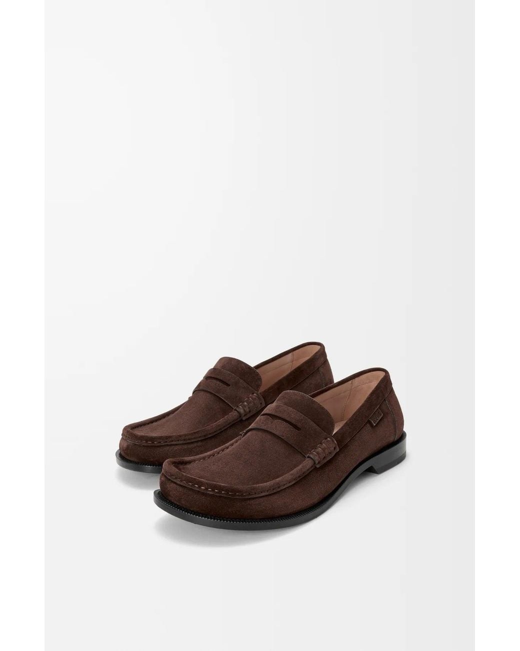 Loewe White "Campo" Loafers for men