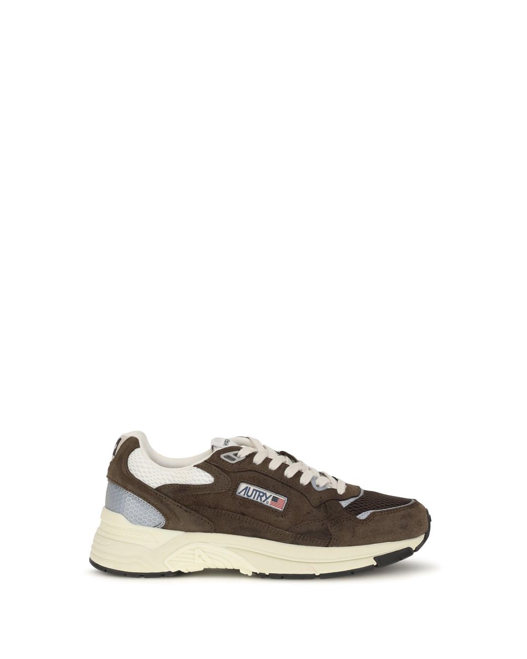 Autry White Hyperway Low Sneakers Mesh Cotto/Marshmallow for men