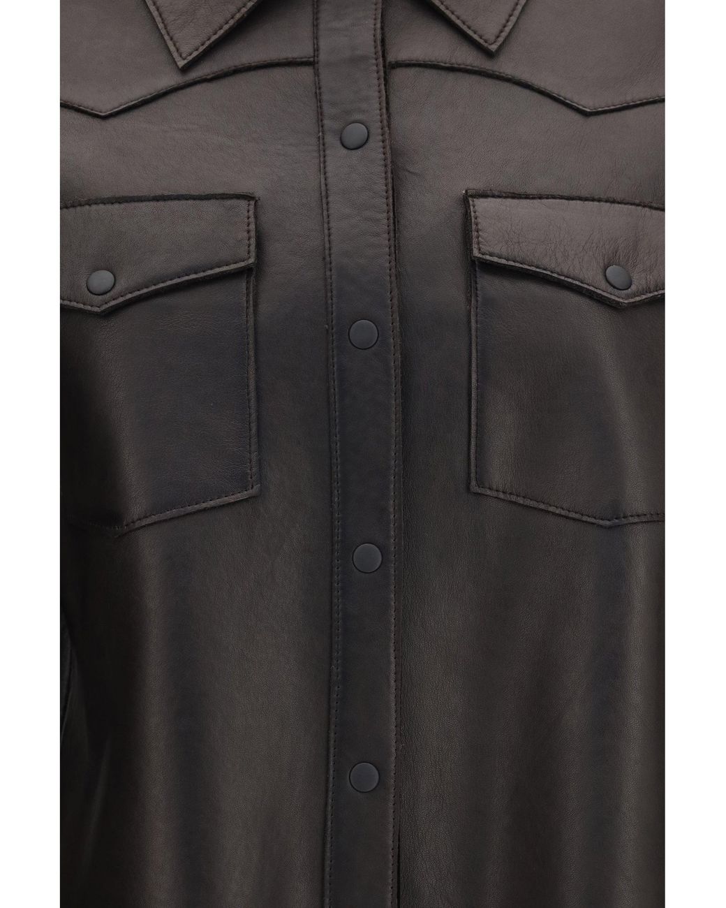 P.A.R.O.S.H. Black P.A.R.O..H. Leather Jacket
