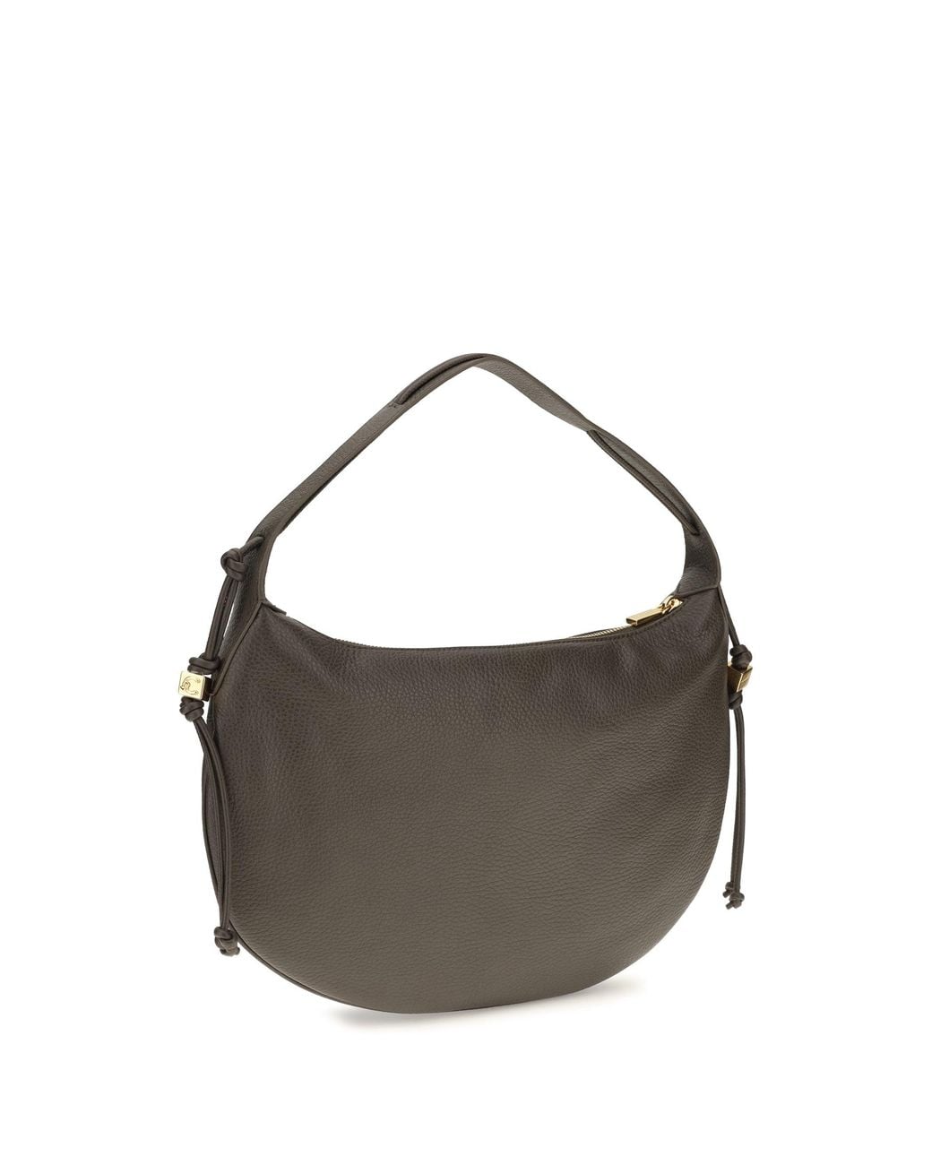 Coccinelle Gray Thess Shoulder Bag Fango