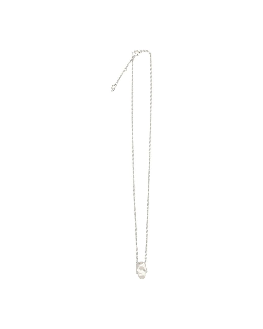 McQueen White Skull Necklace for men