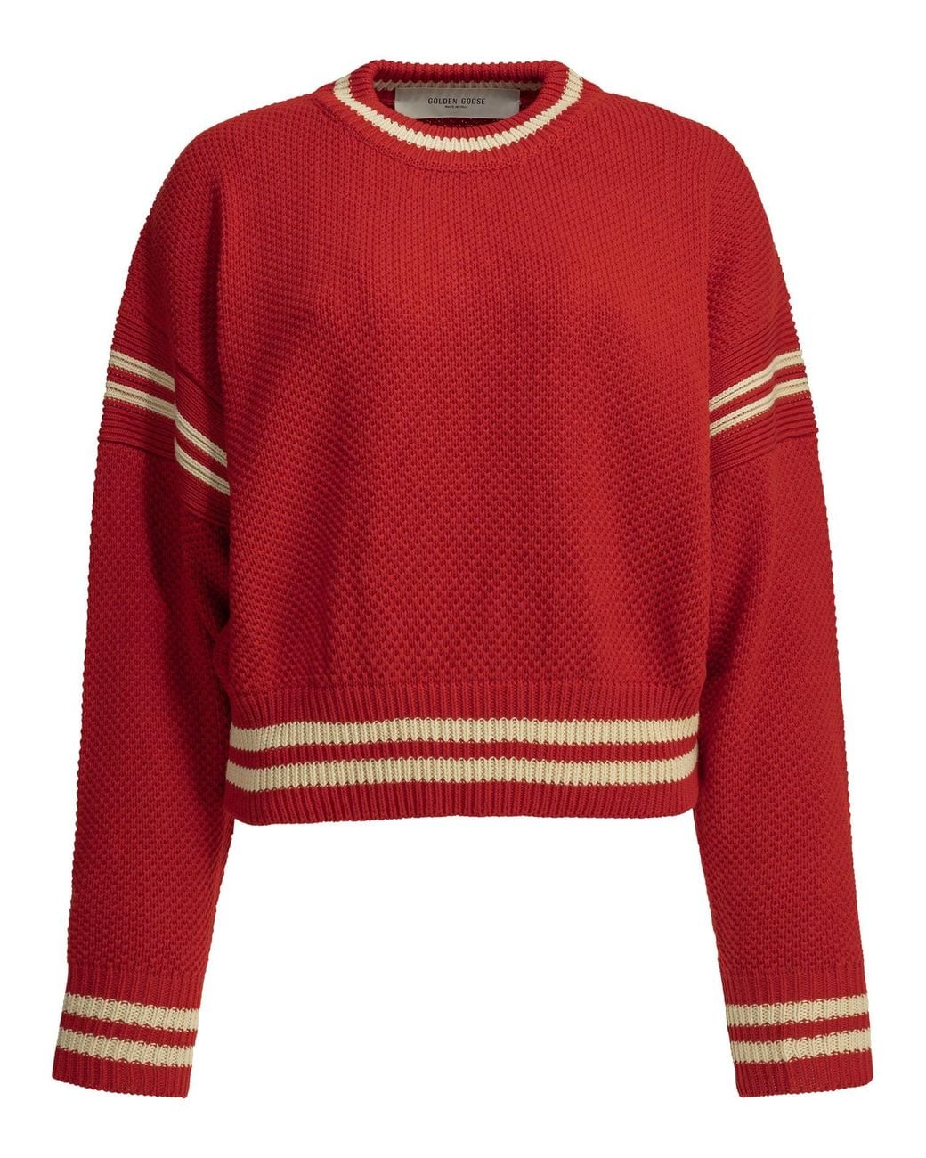 Golden Goose Deluxe Brand Red "Rachel" Crew-Neck Sweater