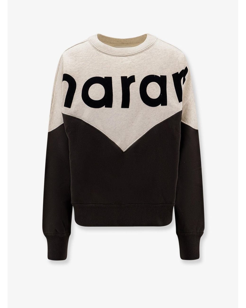 Isabel Marant Black Sweatshirt Houston Bicolour