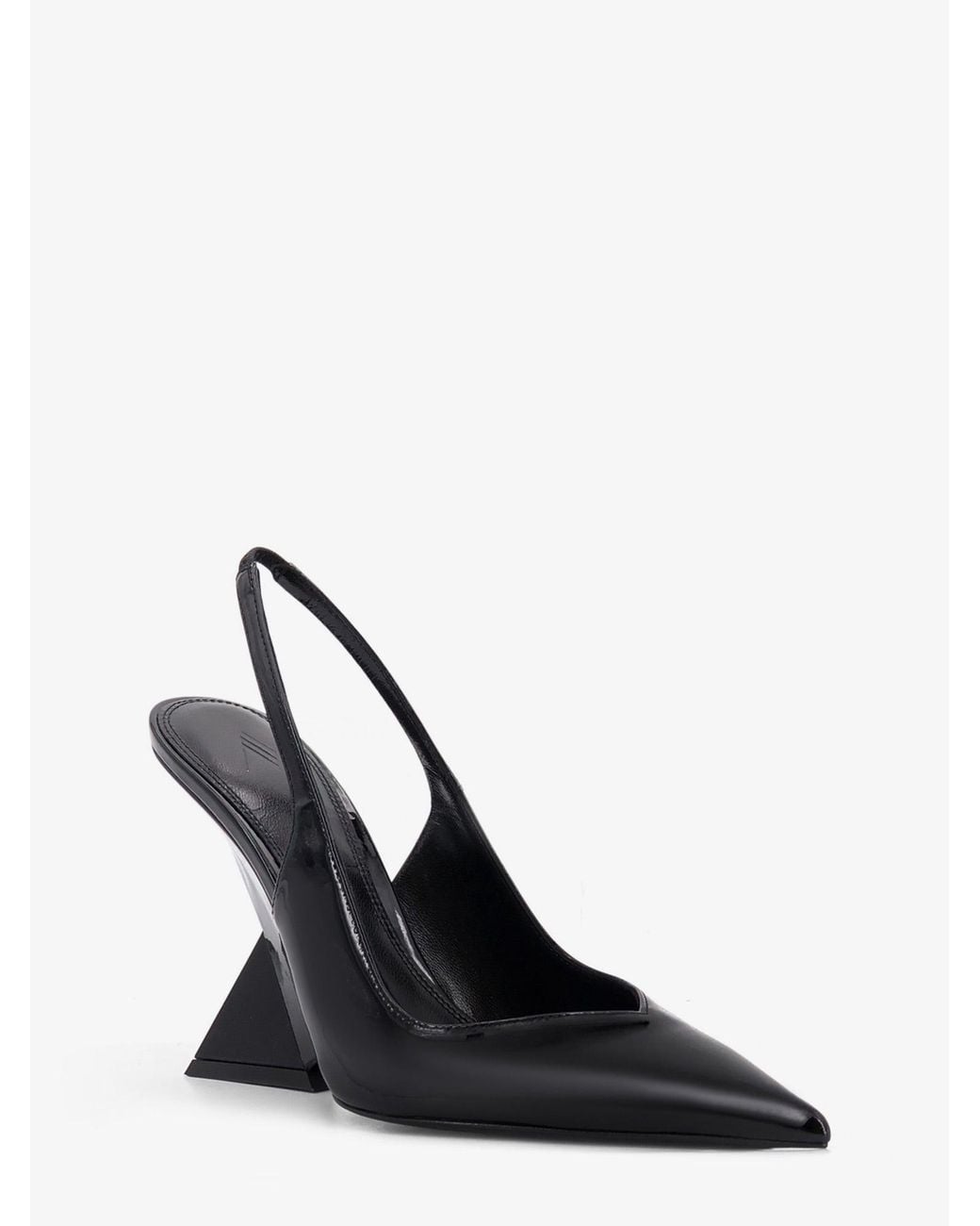 The Attico White Cheope Patent Leather Pumps