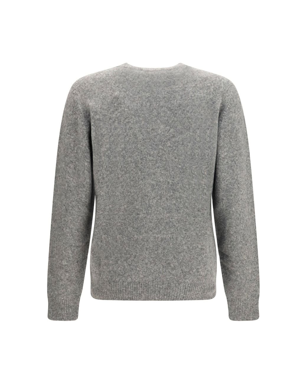 Roberto Collina Gray Wool And Camel Sweater for men