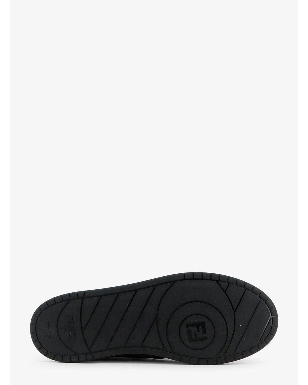 Fendi Black Match Low-Top Sneakers for men