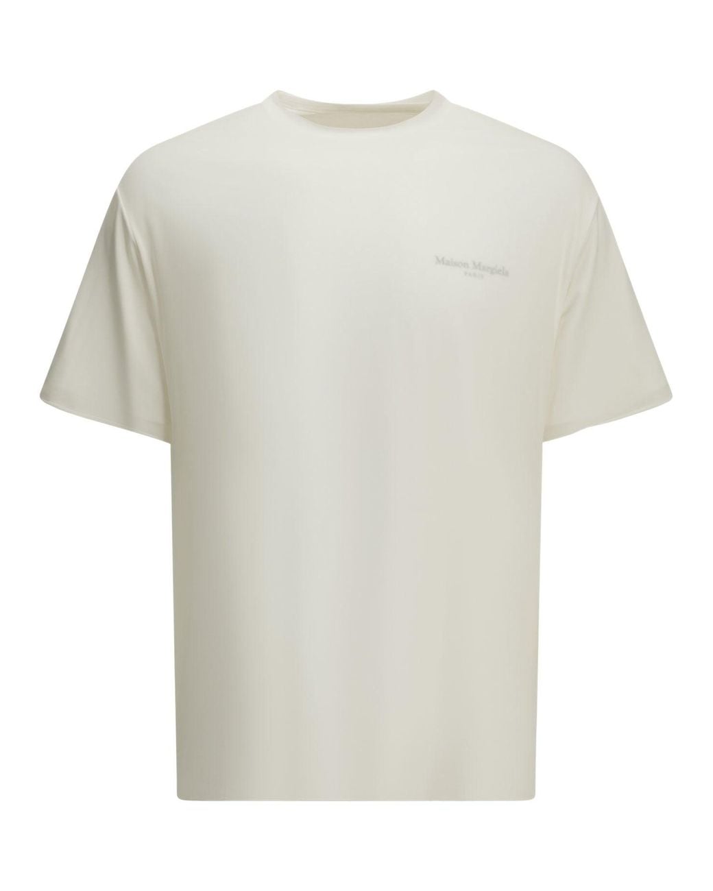 Maison Margiela White "Fusion" Crew-Neck T-Shirt for men