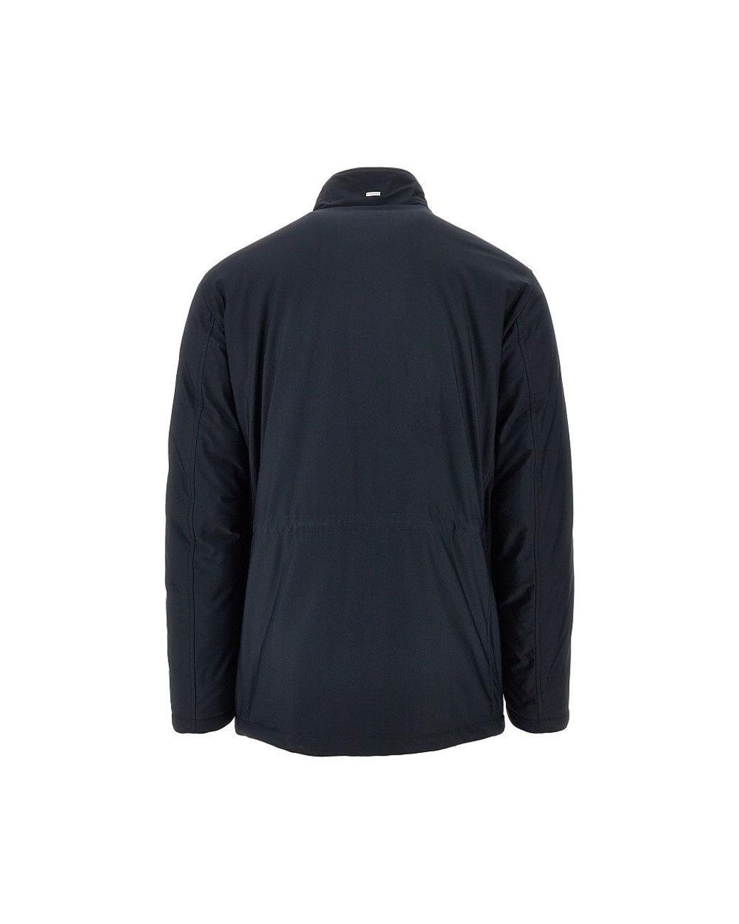 Herno Blue Sub-Zero Stretch Nylon Down Jacket for men