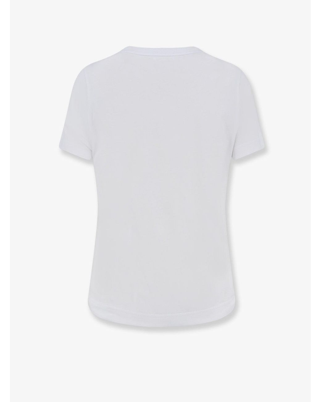 Moncler White Cotton T-Shirt