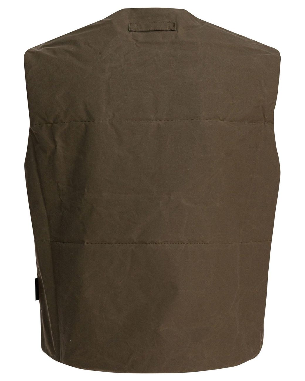 GR10K Green Cotton Sleeveless Jacket Jackets And Coats