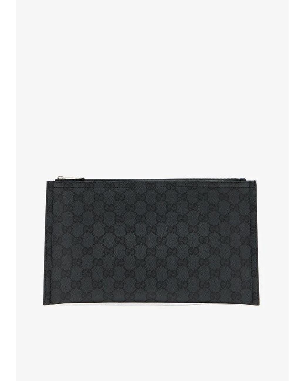 Gucci Black Essence Classic Medium Pouch for men