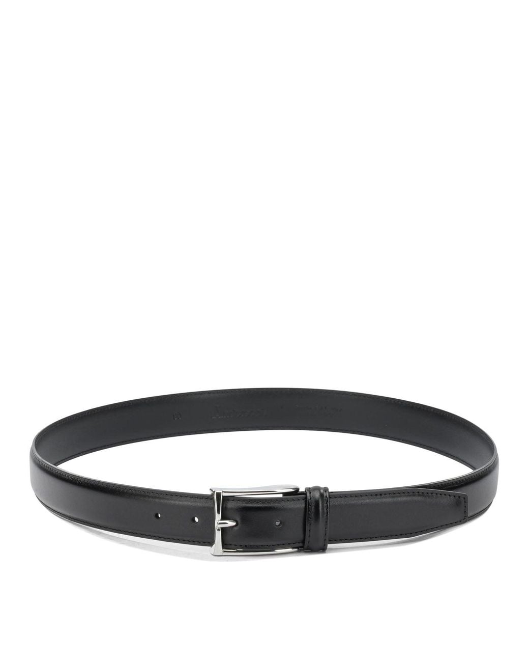 Andersons Black Leather Belt