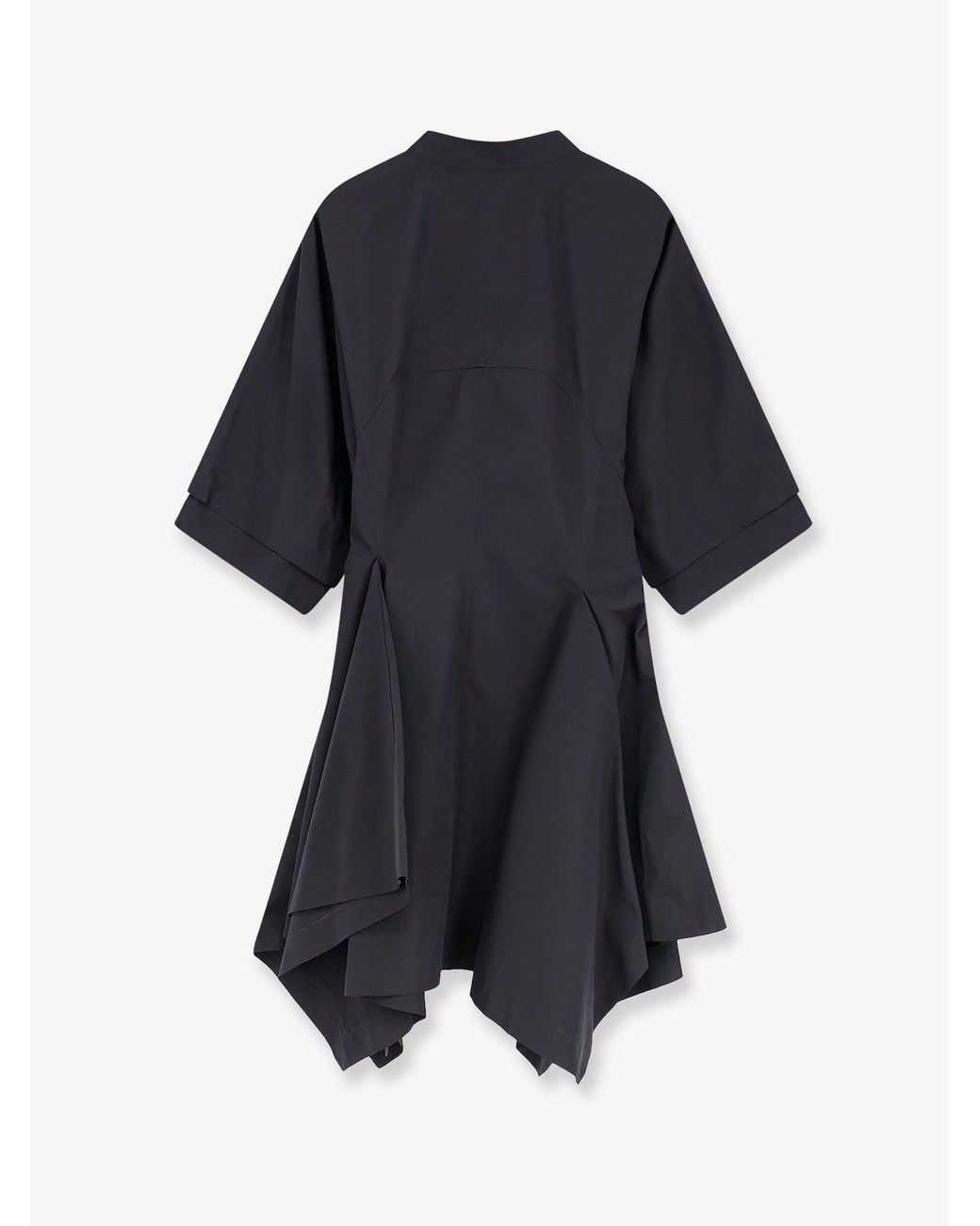 Alaïa Blue Panelled Cotton Dress