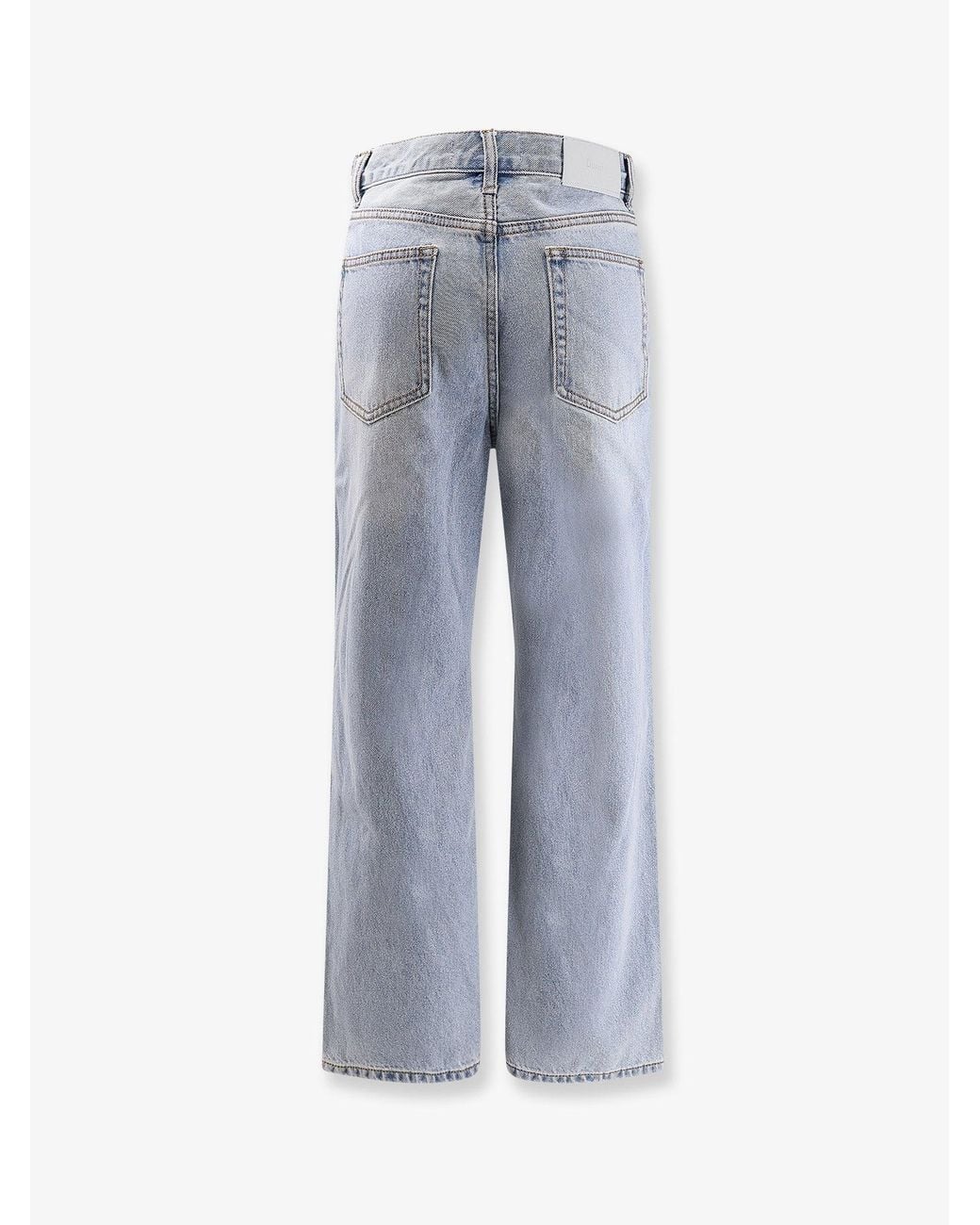 DUNST Blue Relaxed Flared Jeans