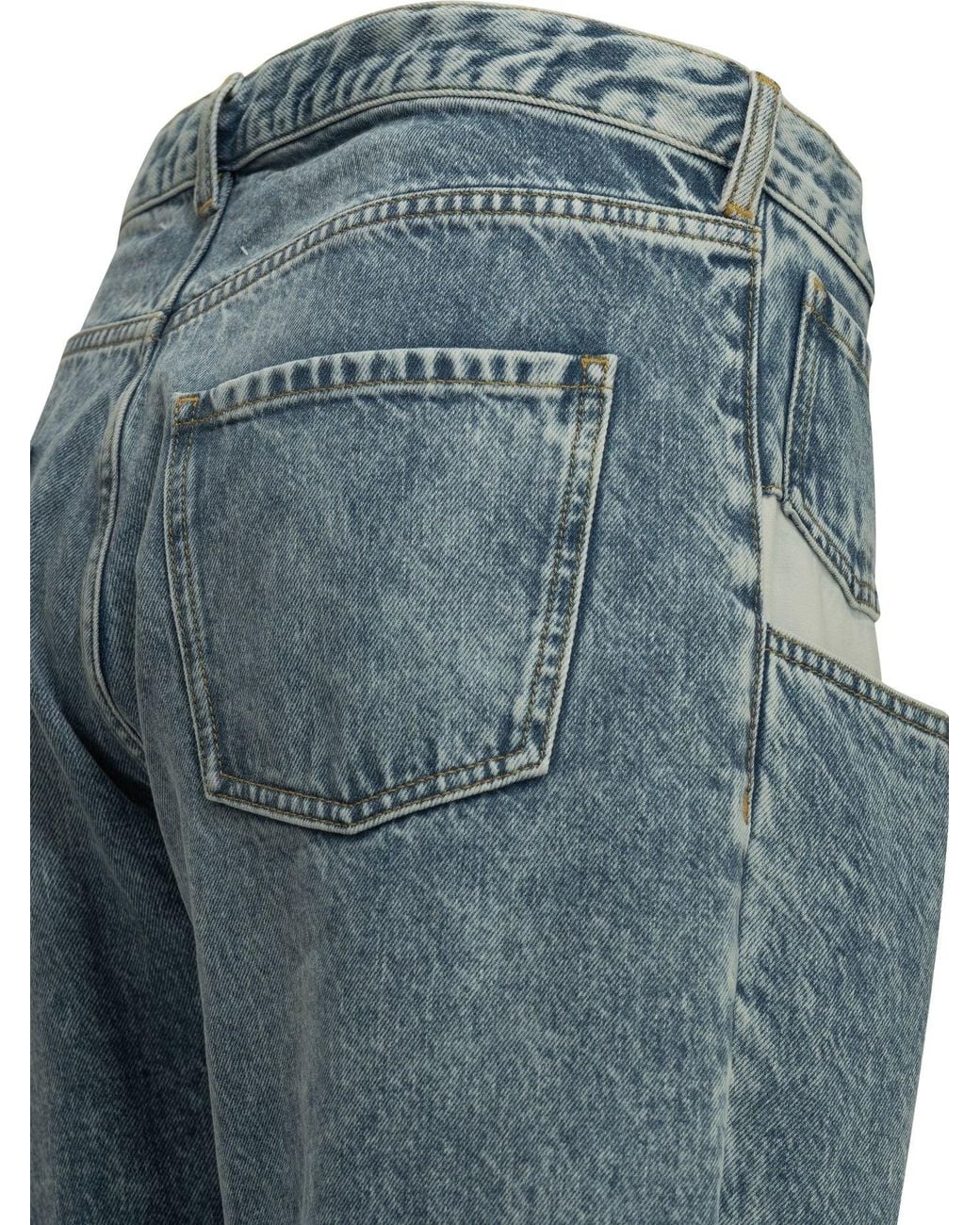 Maison Margiela Blue "Boyfriend" Straight-Leg Jeans
