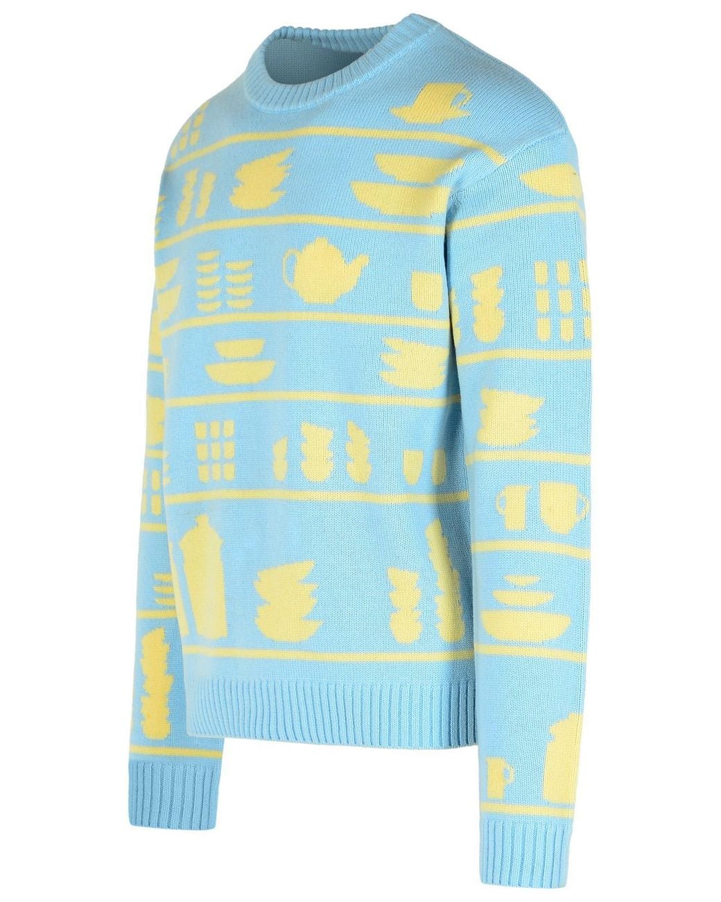 J.W. Anderson Blue Light Wool Sweater for men
