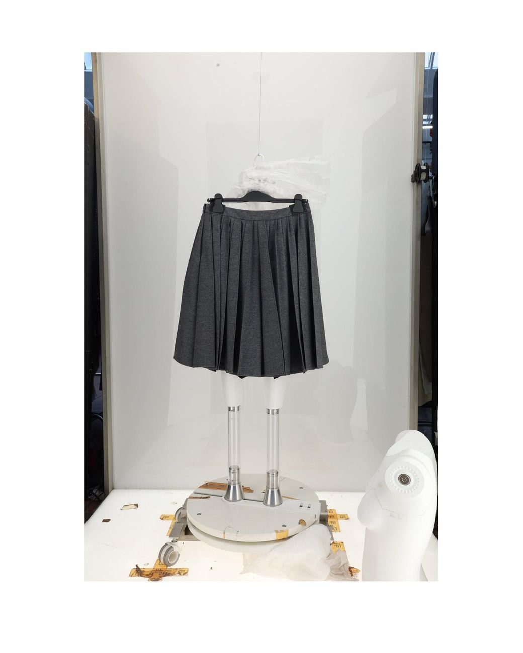 Dior White Skirt Wool