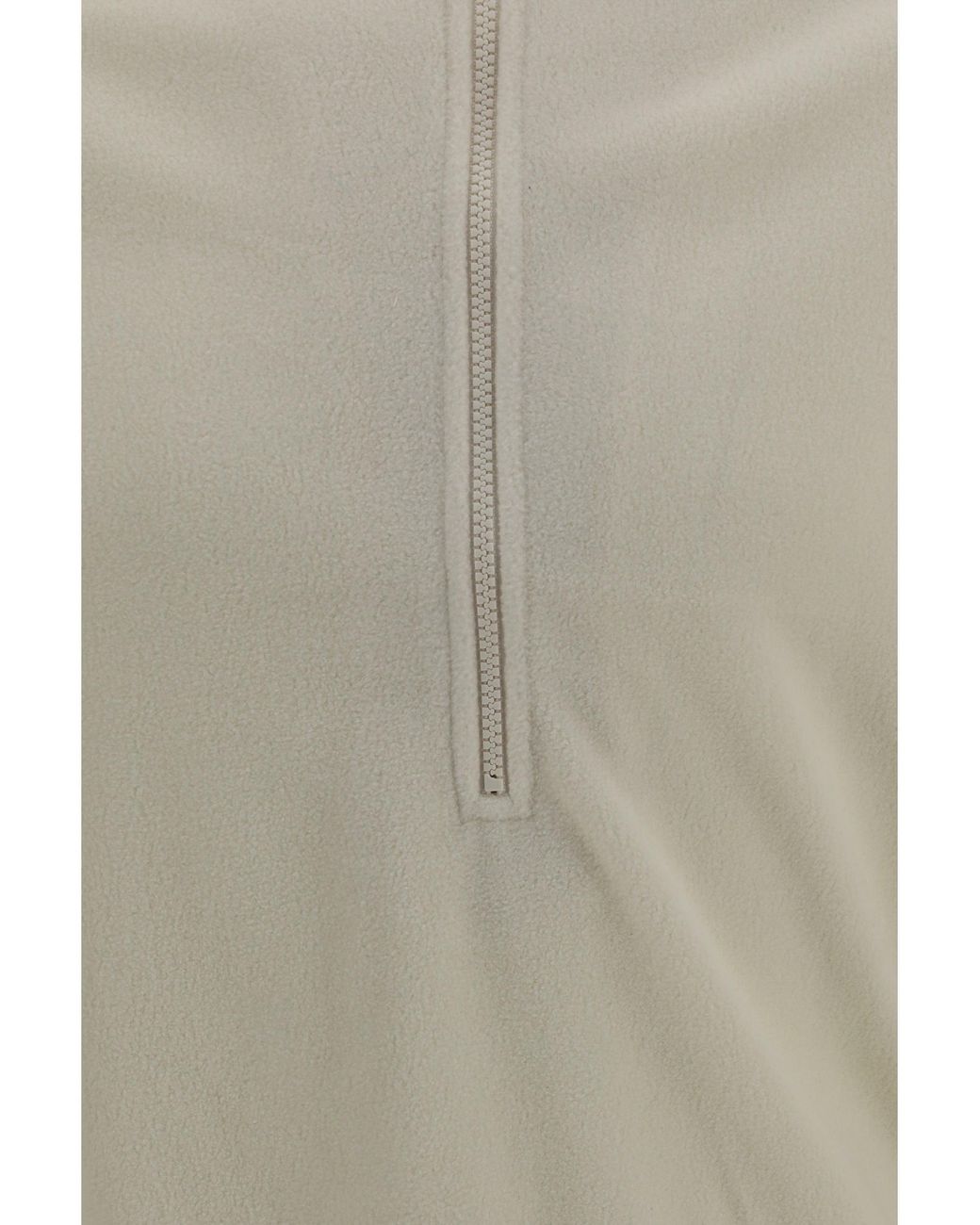 Entire studios White Shell Fleece Zip Jacket Cream