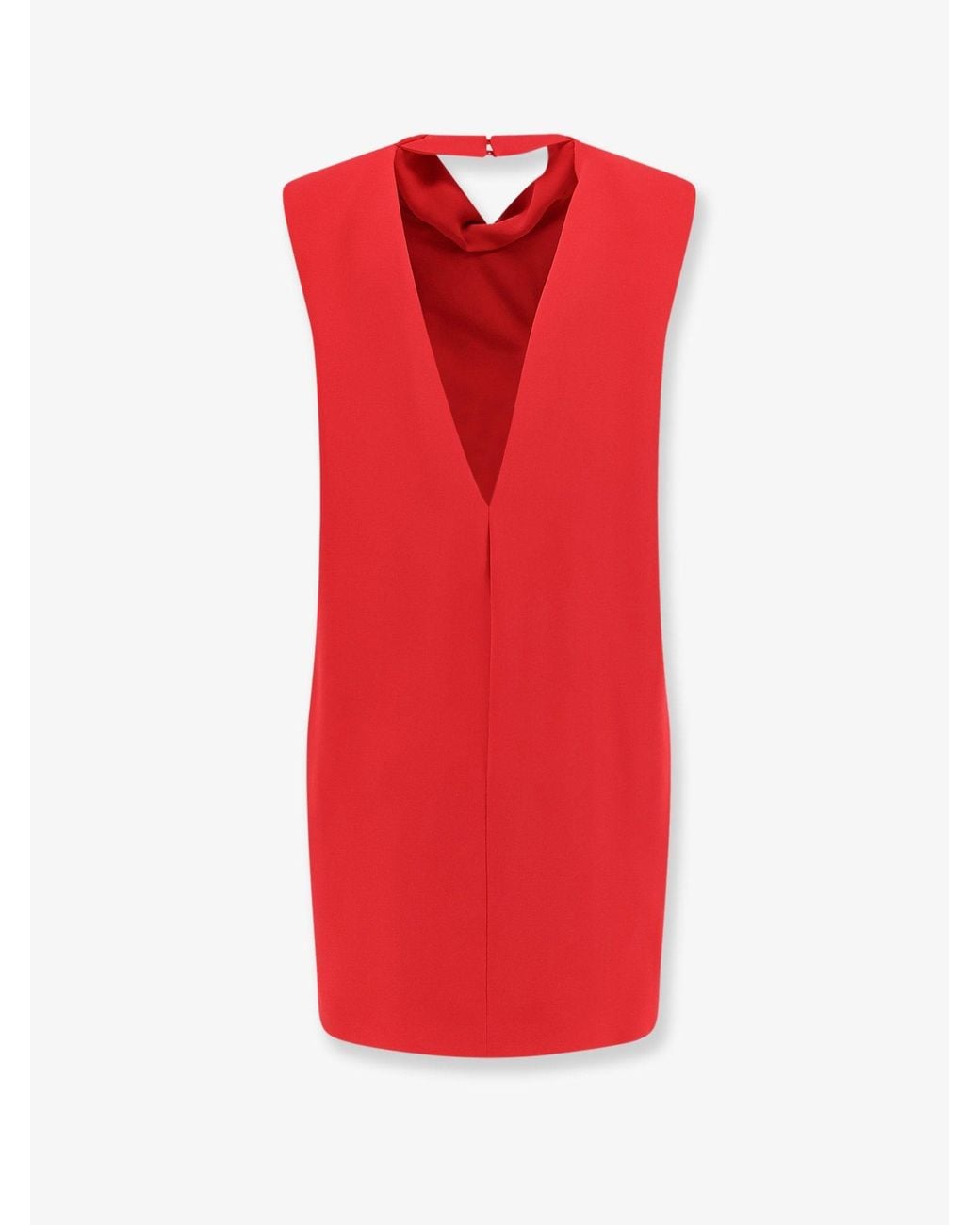 Valentino Red Cady Couture Mini Dress