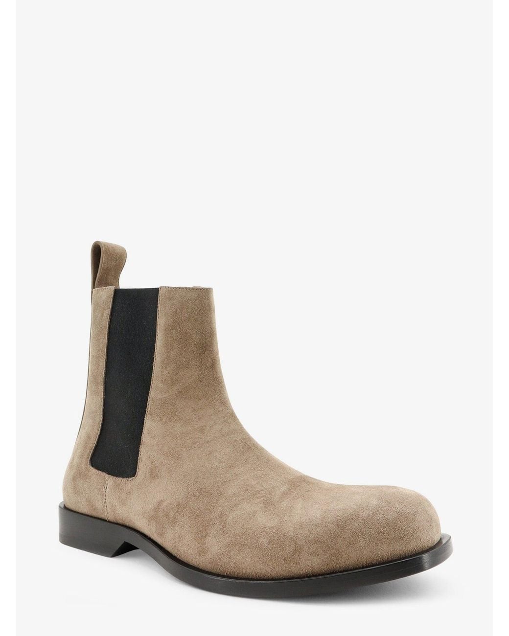 Loewe White Bobine Chelsea Suede Boots for men