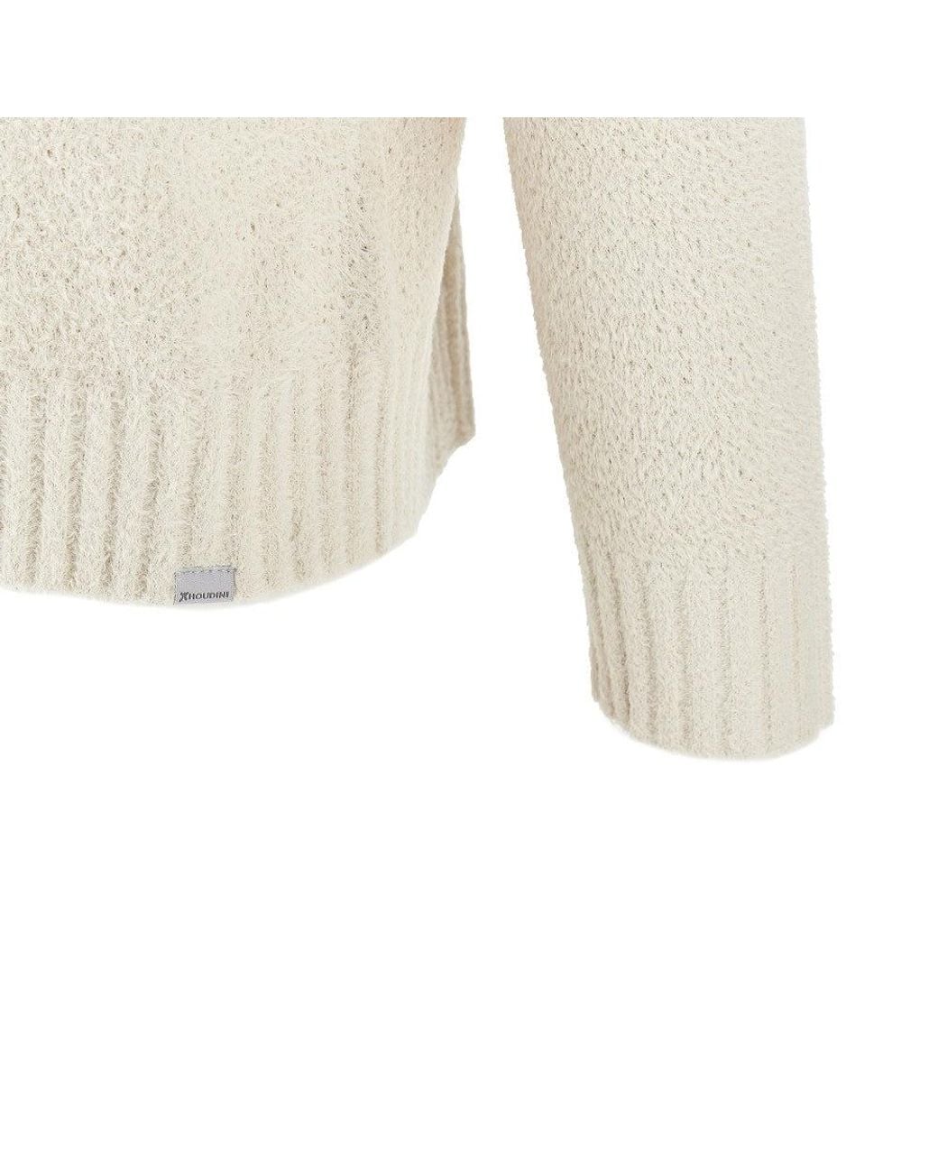 houdini White 'Lykan Crew' Sweater for men