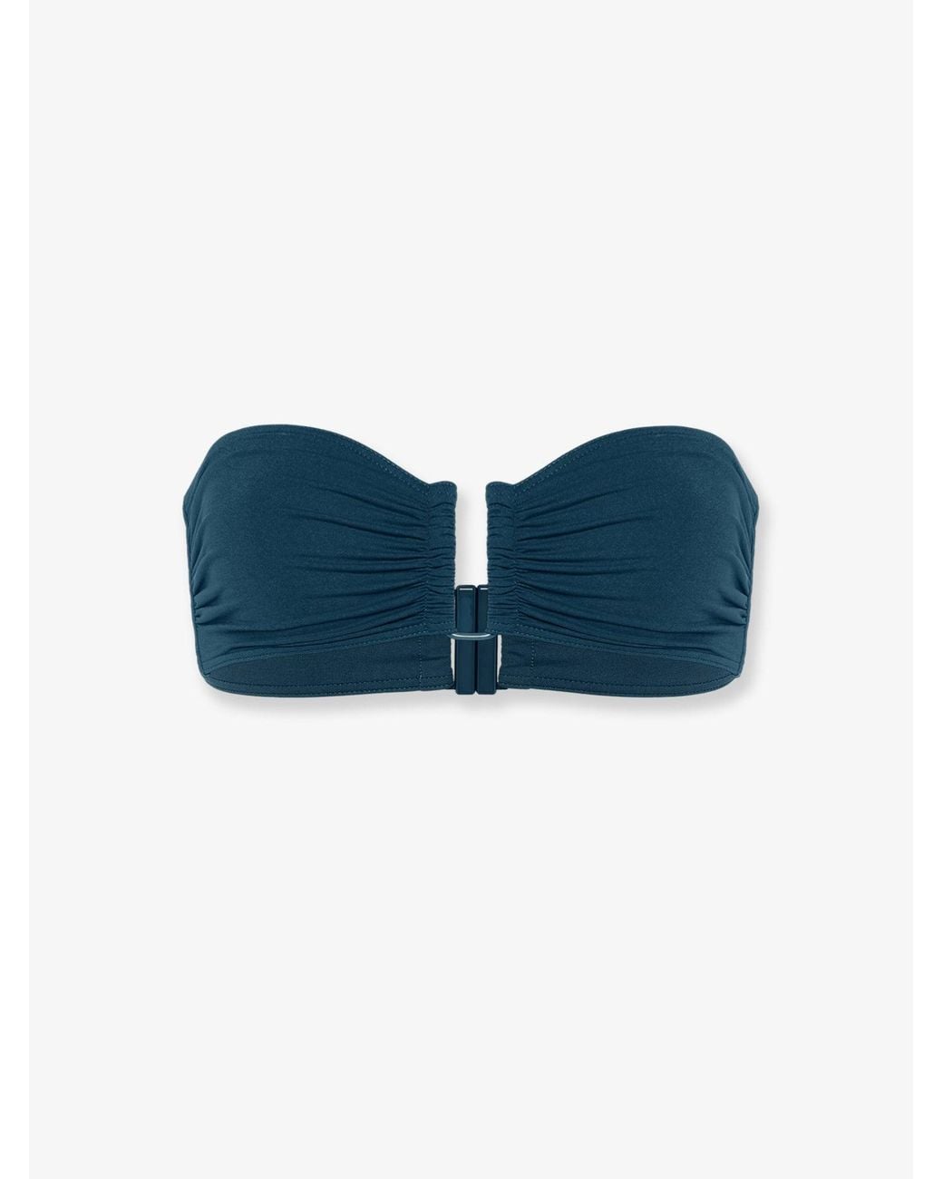 Eres Blue Lycra Bikini Top