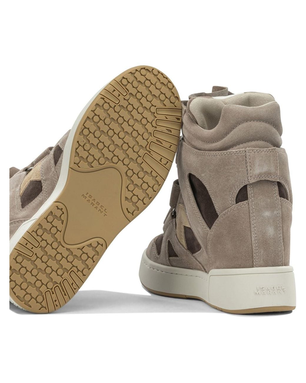 Isabel Marant Brown "Im3" High Top Sneakers
