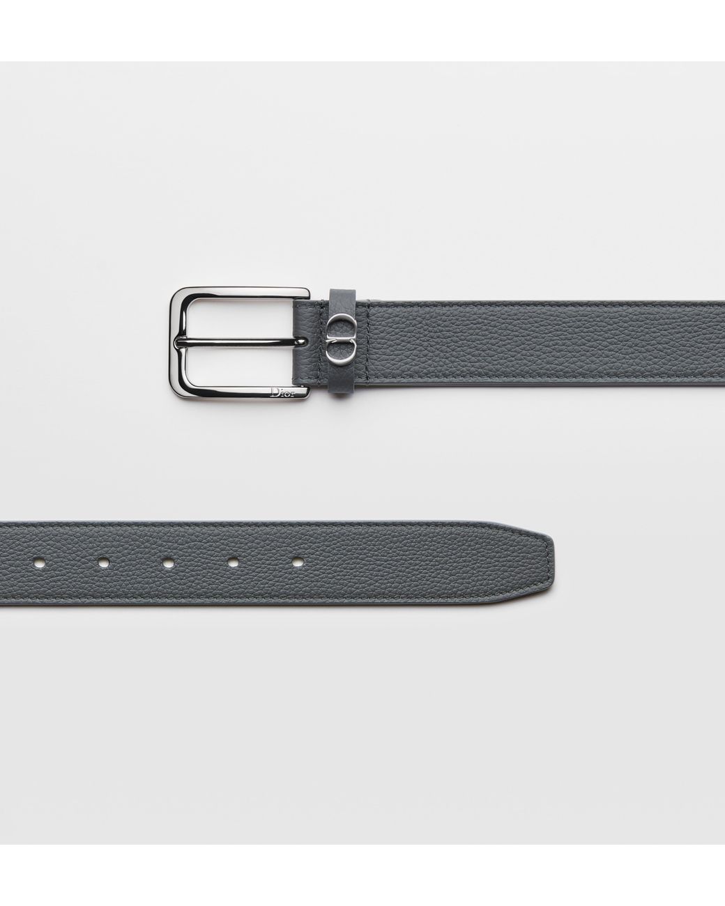 Dior Black "Cd Icon" Leather Belt for men