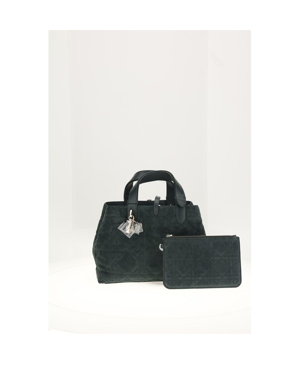 Dior White Dior Tote Calfskin