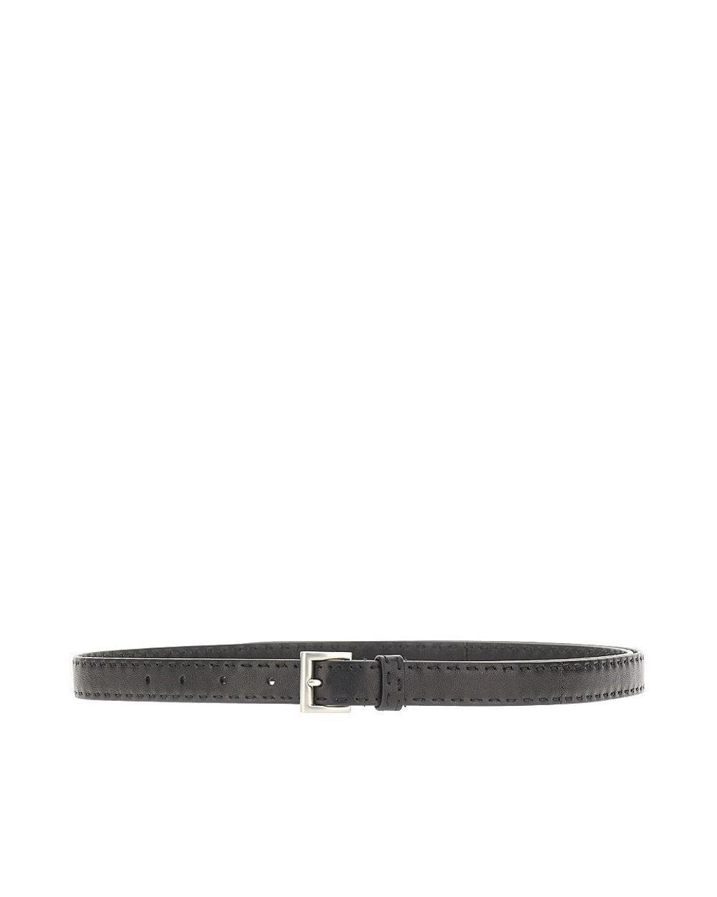 Prada Black Extralong Leather Belt