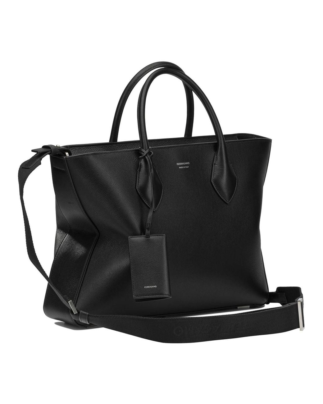 Ferragamo Black Large "Star" Handbag