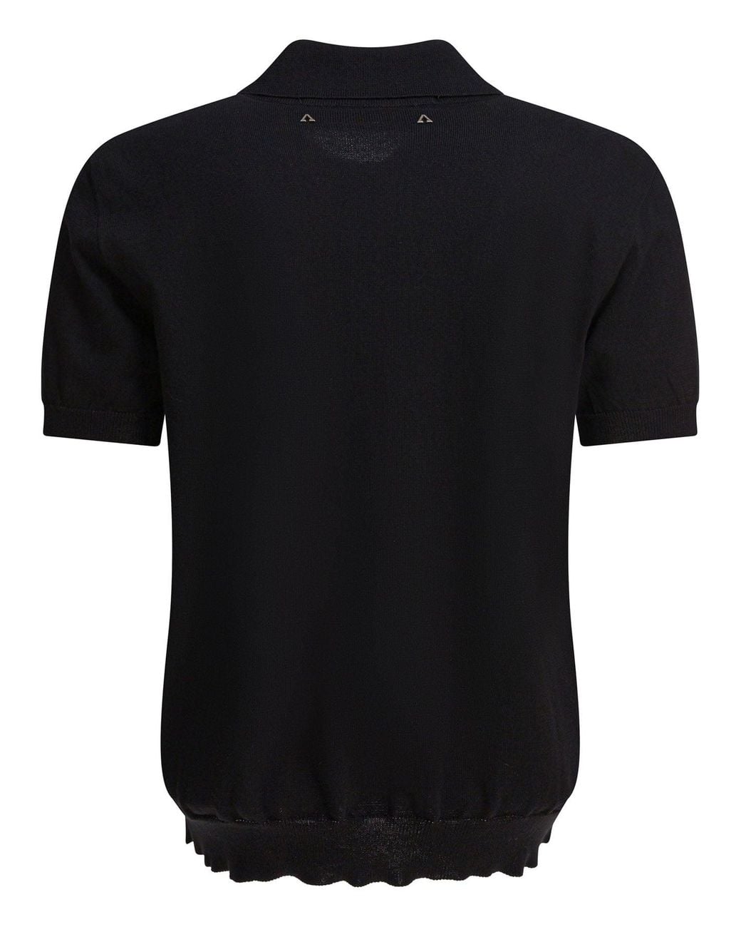 Altum Black Cotton Polo Shirt for men