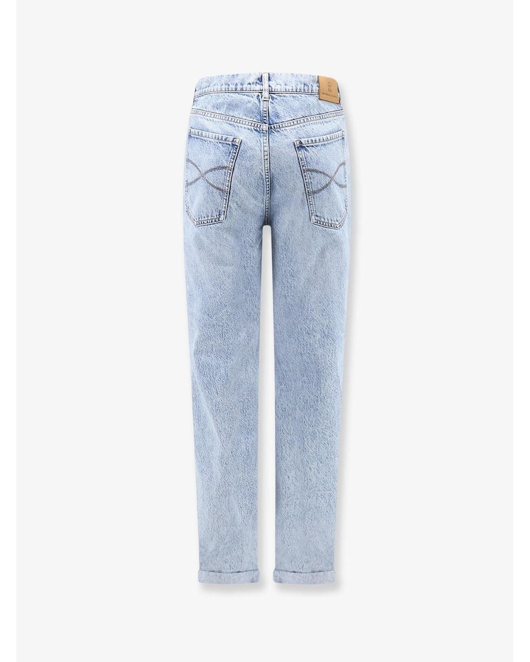Brunello Cucinelli Blue Iconic Fit Jeans for men
