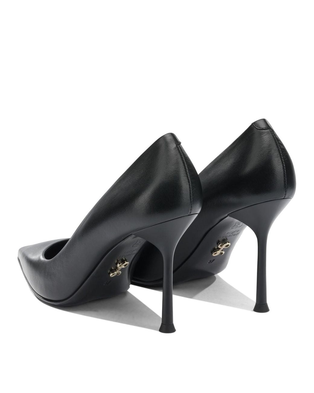 Sergio Levantesi Black Musa 90 Mm Heeled Shoes