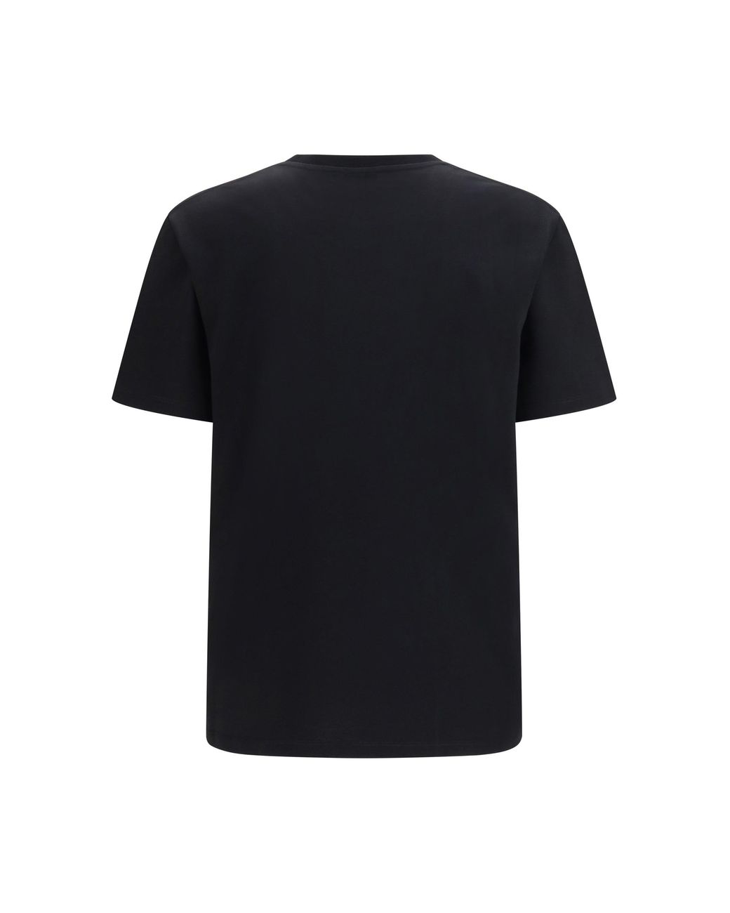 Loewe Black Cotton T-Shirt With Embroidered Logo for men