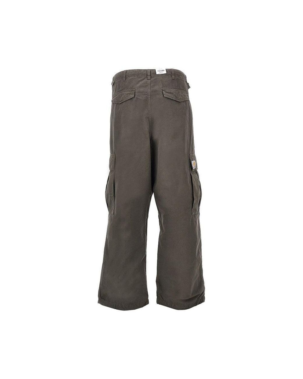 Carhartt Gray Osborn Cargo Pants Khaki for men