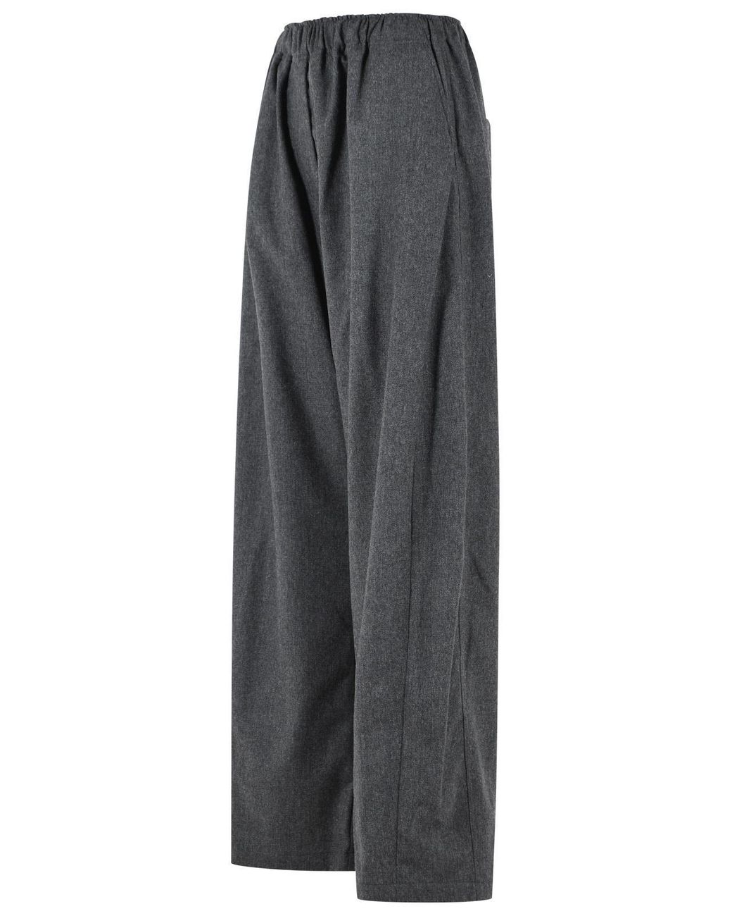 THE LATEST Gray Dora Dark Wool Pants