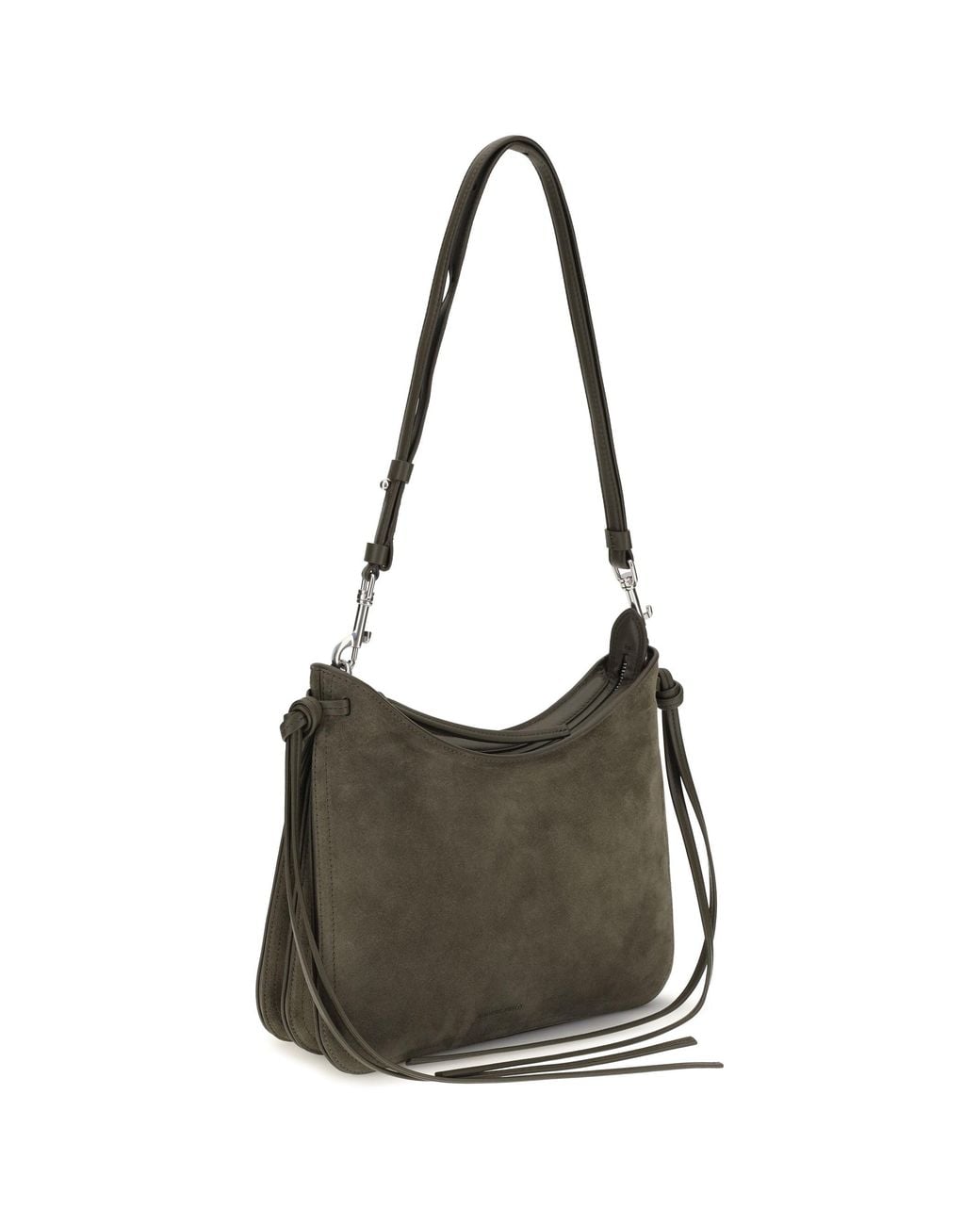 Phoebe Philo Metallic Gig Shoulder Small Sage