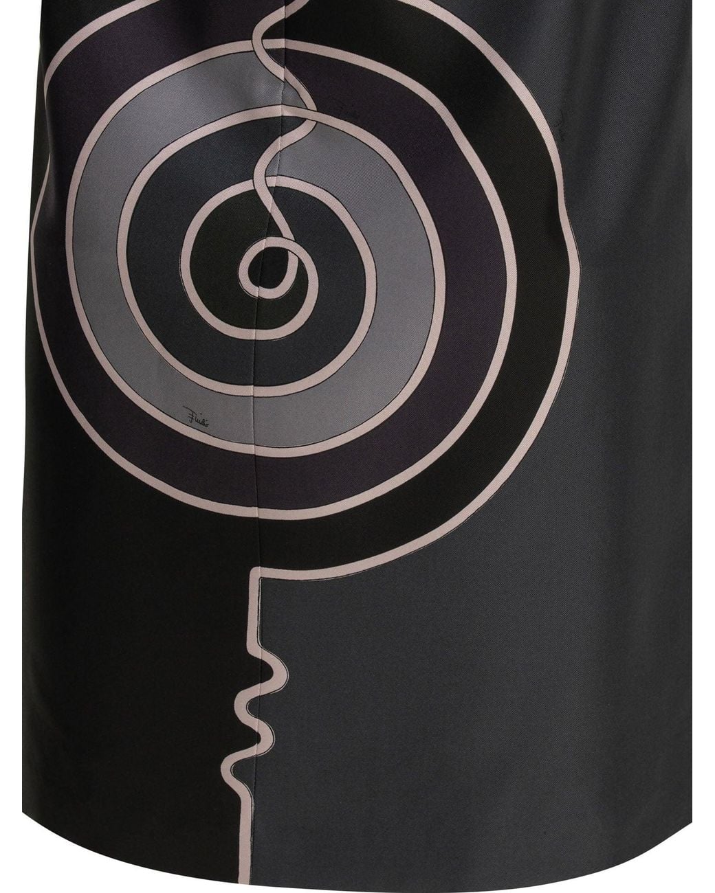 Emilio Pucci Black "Astro" Short Dress